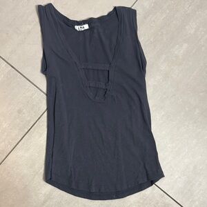 LNA Black Sleeveless Top